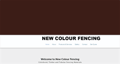 Desktop Screenshot of newcolourfencing.com.au